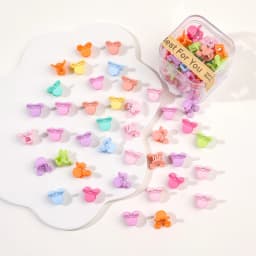 40PCS/Lot Hair Accessories For Girls Colorful Sweet Cute Small Crab Hair Claws Clips Kids Hairpins Headwear Baby Hair Accessory