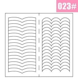 2pcs French Manicure Nail Wraps Stickers, Nail Art Form Fringe Tip Guides for DIY Nail Decoration