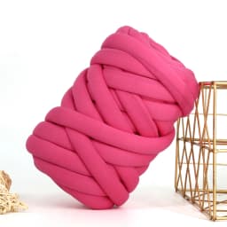 500G Thick Chunky Yarn Cored Cotton Wool Tube Yarn for DIY Blanket Hat Bulky Arm Roving Handwork Knitting Spin Yarn