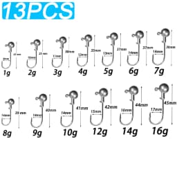 Jig Head Hook Fishing 1g 2g 3g 4g 5g 7g 8g 10g 12g 14g 16g 28g Fishhook for Soft Lure Slow Jigging Bass Rig Cranks Barbed Hook