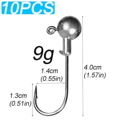 Jig Head Hook Fishing 1g 2g 3g 4g 5g 7g 8g 10g 12g 14g 16g 28g Fishhook for Soft Lure Slow Jigging Bass Rig Cranks Barbed Hook