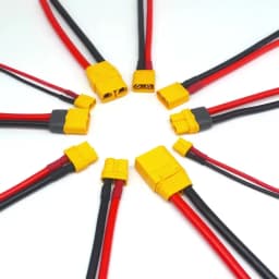 Amass MR30 Cable Connector Male Female MR30-FB/M 3Pin Plug with Sheath Cover 18AWG Silicon Wire for RC Lipo Battery FPV Drone