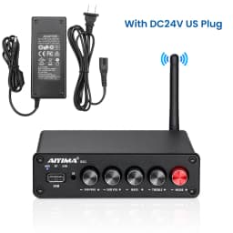 AIYIMA B01 Bluetooth Power Amplifier 2.1 Sound Amplificador Speaker Home Audio Amp A03 TPA3116 Subwoofer Amplifier 50Wx2+100W