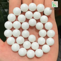 Natural Stone White Quartz Round Beads DIY Women's Bracelet Necklace Handmade By Hand DIY Bead Perles 15'' Strand 4/6/8/10/12mm