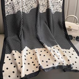 Spring Scarf Women's Luxury Design Polyester Material Smooth Scarf Soft Shawl Beach Scarf