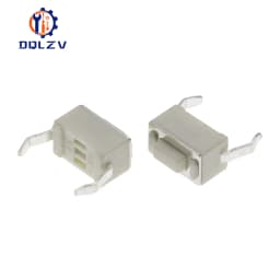 Tact Switch 3X6X4.3MM DIP 2Pin Connectors Push Button 3*6*4.3mm Tactile Switches White