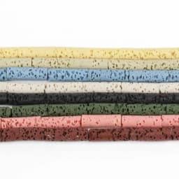 13x4mm Natural Multicolor Volcanic Lava Stone Cylinder Shape Loose Spacer Beads For Jewelry Making DIY Bracelet Earring Necklace