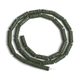 13x4mm Natural Multicolor Volcanic Lava Stone Cylinder Shape Loose Spacer Beads For Jewelry Making DIY Bracelet Earring Necklace