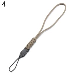 Paracord Keychain Lanyard High Strength Parachute Cord Survival Backpack Keychain Flashlight Camera Anti-lost Hanging Rope