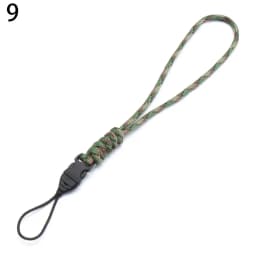 Paracord Keychain Lanyard High Strength Parachute Cord Survival Backpack Keychain Flashlight Camera Anti-lost Hanging Rope