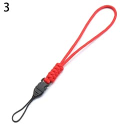 Paracord Keychain Lanyard High Strength Parachute Cord Survival Backpack Keychain Flashlight Camera Anti-lost Hanging Rope