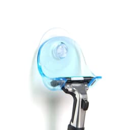 1PCS Shaver Toothbrush Holder Washroom Wall Sucker Suction Cup Hook Razor Bathroom Plastic Blue Grey Shaver Holder