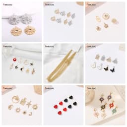 14K Gold Plated Brass Rectangular Tree of Life Charms Sparkling Zircon Earrings Pendants For Jewelry Making Supplies