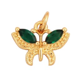 Trendy Butterfly Dragonfly Bird Scorpion Animal Charm Pendant,Cute 18K Gold Necklace Bracelet for Handmade Jewelry Supplies M77