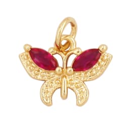 Trendy Butterfly Dragonfly Bird Scorpion Animal Charm Pendant,Cute 18K Gold Necklace Bracelet for Handmade Jewelry Supplies M77
