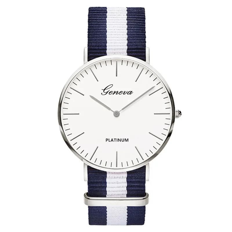 Watch Men Top Brand Nylon Strap Sport Watches Mens Quartz Clock Fashion Ultra Slim Watches Hot Reloj Hombre Erkek Kol Saati