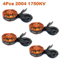4Pcs YSIDO 2004 1750KV 3000KV Brushless Motor Compatible 3.5-5inch Propeller for Toothpick Long Range RC FPV Racing Drone