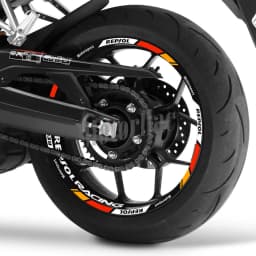 For Repsol CBR CBR650rr Reflective Motorcycle Wheel Sticker Rim Stripe Decal 17" Hub Tape Accessories Waterproof 2023