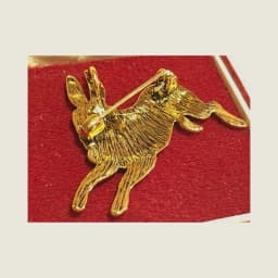 Retro High Grade Small Rabbit Brooch Pin Cartoon Animal Emblem New Year Clothing Accessories Cute Enamel Pin