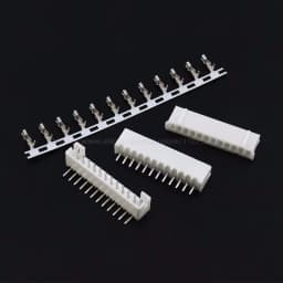100PCS JST PH 2.0 2P 3P 4P 5P 6P 7P 8P 9P 10P 11P 12 Pin Header PH2.0 2mm Connectors Leads PH-AW PH-Y Curved Pins Male Shell