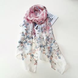2024 New Print Chiffon Scarf Shawl Women Sunscreen Silk Scarf Turban Long Wrap Beach Travel Outdoor Accessories Trendy Headband