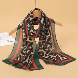 2024 New Print Chiffon Scarf Shawl Women Sunscreen Silk Scarf Turban Long Wrap Beach Travel Outdoor Accessories Trendy Headband