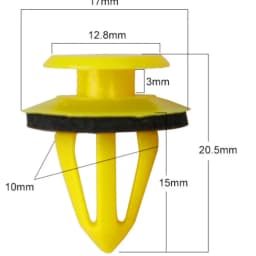 50PCS Auto Door Panel Clips Fixing Fastener for Opel Astra J H G K Insignia Corsa D B E Mokka Vectra