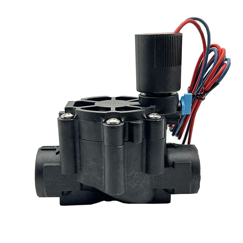 1/2" 3/8'' 3/4" 1" Water Solenoid Valve 220V 12V 24V Normally Closed Nylon Valve For Farm Garden Landscape Irrigation
