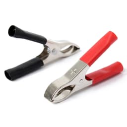 100A Crocodile Alligator Clips Car Battery Insulated Clip Clamp Connector For Electrical Battery Chargers 2pcs