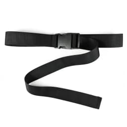 Plastic Buckle Nylon Strap for Men's Outdoor Military Training Canvas Belt 100/110/120cm Available Black