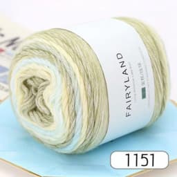 100g Rainbow Woollen Yarn New Soft Hand Woven Cake Yarn Hat Scarf Sweater Dyeing Crocheting Fancy Blend Yarn