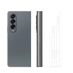 Plain Color Sticker for Samsung Galaxy Z Fold7 6 5 4 3 Back Screen Protector Hing Side Skin 3 in 1 Protective Film Fold4