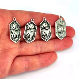 5pcs New DIY Bird Moon Tree Pendant Charm for Women Man Accessories