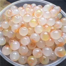 8mm Glass Beautiful Multicolor Beads Handmade Diy Bracelet Bracelet Jewelry Handmade Loose Beads Accessories Wholesale Material