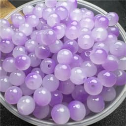 8mm Glass Beautiful Multicolor Beads Handmade Diy Bracelet Bracelet Jewelry Handmade Loose Beads Accessories Wholesale Material