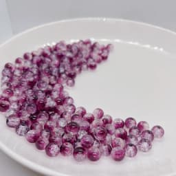 8mm Glass Beautiful Multicolor Beads Handmade Diy Bracelet Bracelet Jewelry Handmade Loose Beads Accessories Wholesale Material