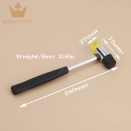Leather Craft Carving Hammer Cowhide Punch Cutting Sewing DIY Working Saddle Making Tools Leather Craft Tools and Supplies Kits