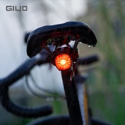 GIYO Bicycle Smart Taillight Rechargeable 6 Modes Waterproof LED GL09S Smart Brake Sensing Rear Light Cycling Seatpost Taillight