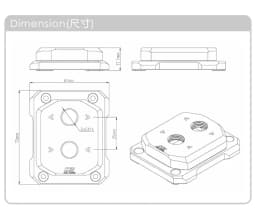 IceManCooler Full Nickel Plated CPU Water Block For Intel 1700,AM5 Processor Direct Core Delid Die Cooler,Not Use Liquid Metal