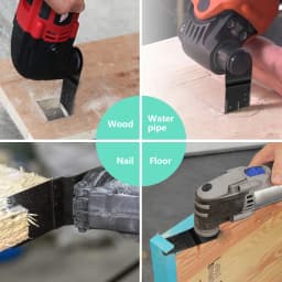 Multi Tool Blades Oscillating Saw Blade Multi-Function Saw Saw Blade Renovator Multi Cutter Blade For Wood Metal Plastic Cutting