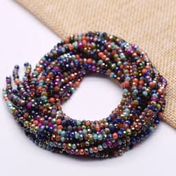 New Color Morgan Jades 2mm Crystal Rondelle Faceted Crystal Glass Beads Round Loose Spacer Beads for Jewelry Making DIY