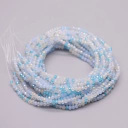 New Color Morgan Jades 2mm Crystal Rondelle Faceted Crystal Glass Beads Round Loose Spacer Beads for Jewelry Making DIY