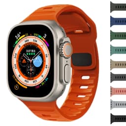 Silicone Strap for Apple Watch Ultra2 4 3 Band 44mm 49mm 45mm 46-42mm 40mm Sport Correa Bracelet iWatch Series 10 SE 3 8 9 11 12