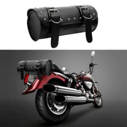 Motorcycle Bag Moto Backpack Saddle Bag PU Leather Motor Luggage Storage Pouch Tank Bag Holder Motorbike Accessories Universal