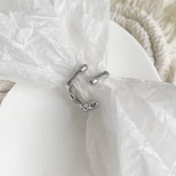 Sweet Silver Color Trend Creative New Love Heart Shaped Gold Ring Light Luxury Metallic Texture Girls Jewelry Couple