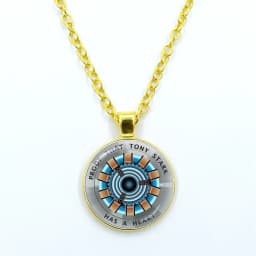 New Arrival Necklace Jewelry Proof That Tony Stark Has A Heart Glass Cabochon Pendant Chain Necklace Men Women Birthday Gift