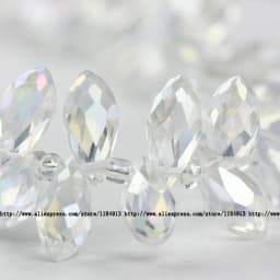 6*12mm 50pcs Briolette Pendant Waterdrop Austrian crystal beads Teardrop glass beads for jewelry making bracelet DIY Accessories