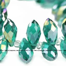6*12mm 50pcs Briolette Pendant Waterdrop Austrian crystal beads Teardrop glass beads for jewelry making bracelet DIY Accessories