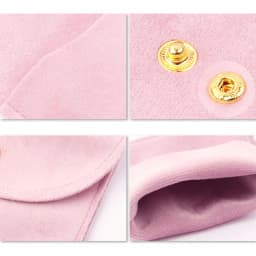Jewellery Pouch Snap Button Soft Velvet Bag Envelope Jewelry Packaging Bag Wedding Gift Bracelet Necklace Earrings Rings Storage