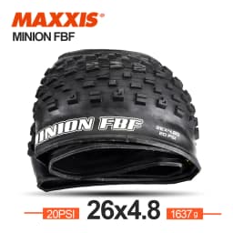 1pc MAXXIS 26 Minion FBF FBR 26*4.0 26*4.8 Fold MTB Mountain Bike Tire For Trial Ride Fat Bike Plus Low Rolling Bicycle Part